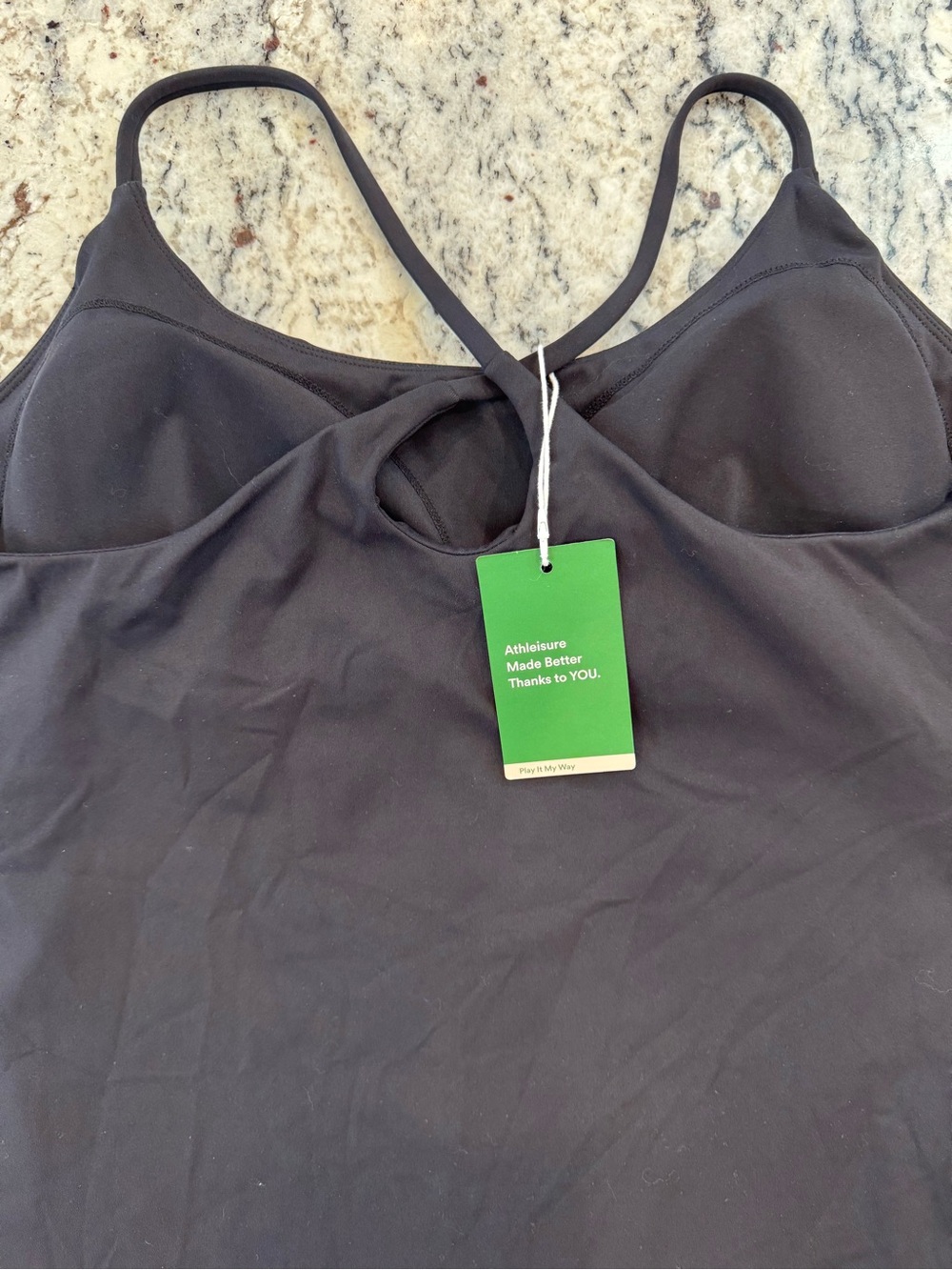 NWT Halara Black Built-In Shorts Active Dress Size Large - Picture 9 of 9
